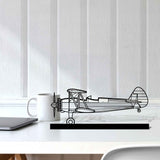 Stearman 75 Silhouette Metal Art Stand