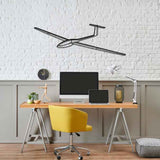 SZD-56 Angle Silhouette Metal Wall Art