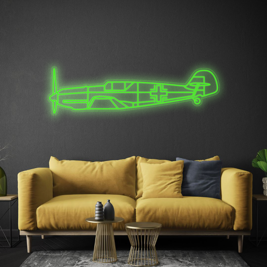 BF109 Neon Silhouette
