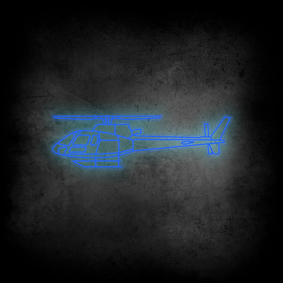 AS 350 B3 Neon Silhouette