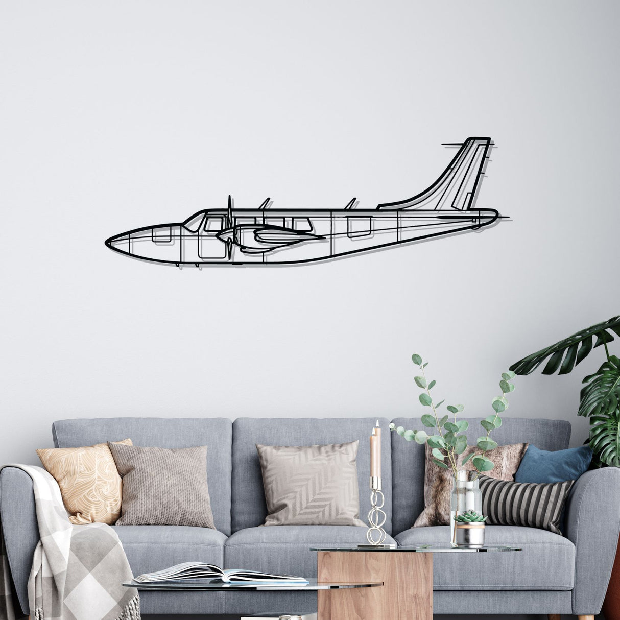Aerostar 601P Silhouette Metal Wall Art