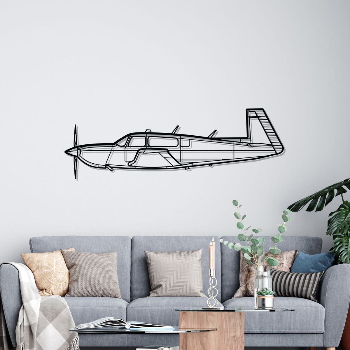 M20K Silhouette Metal Wall Art