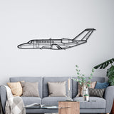 525B CJ3 Silhouette Metal Wall Art