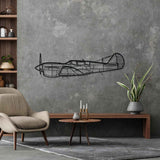 TP-40N Warhawk Silhouette Metal Wall Art