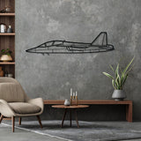 T-7 Red Hawk Silhouette Metal Wall Art