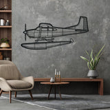 A185F Float Silhouette Metal Wall Art