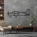 AA-5 Silhouette Metal Wall Art
