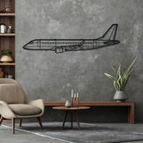 EMJ-175 Silhouette Metal Wall Art