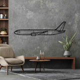 767-300F Silhouette Metal Wall Art