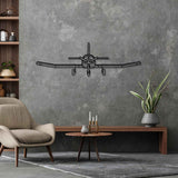 750 XL Front Silhouette Metal Wall Art