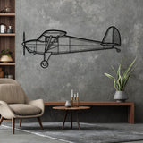 Luscombe 8A Silhouette Metal Wall Art