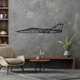 FB-111F Aardvark Silhouette Metal Wall Art