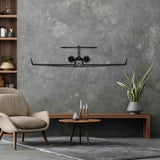 G650 Front Silhouette Metal Wall Art