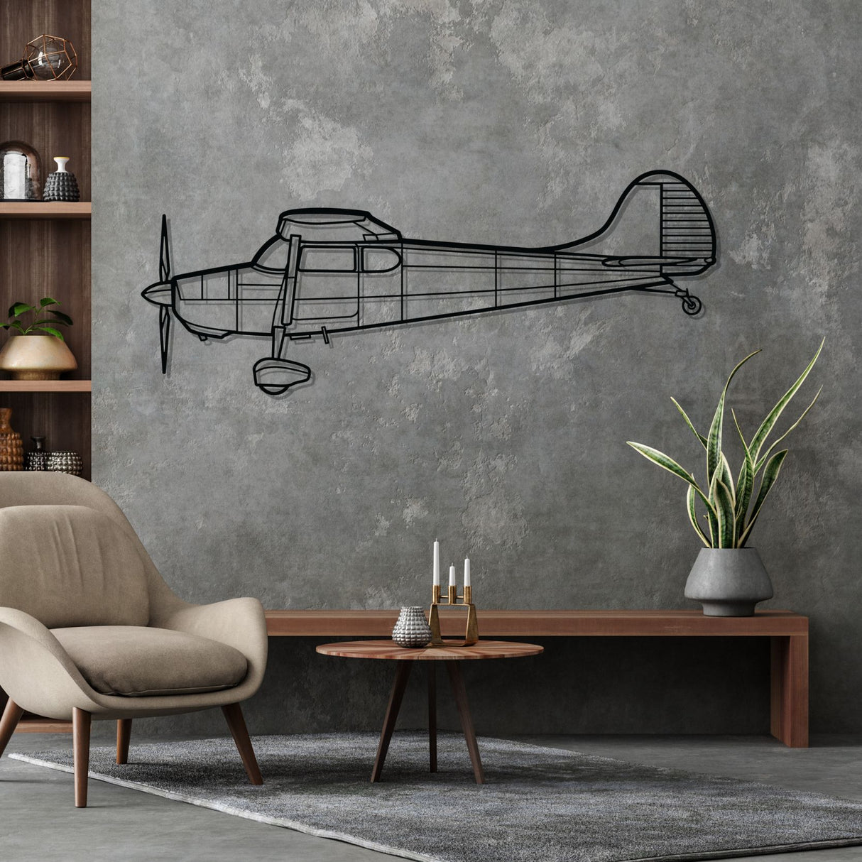 170B Silhouette Metal Wall Art
