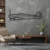 Typhoon Silhouette Metal Wall Art