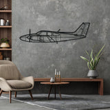 95-B55 Baron Silhouette Metal Wall Art