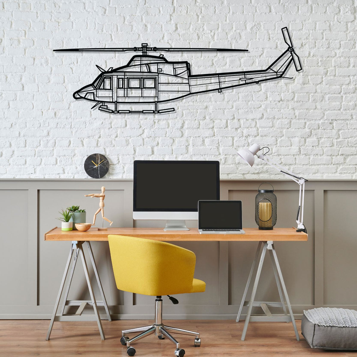 412EP Silhouette Metal Wall Art