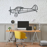 Husky A-1C  Silhouette Metal Wall Art