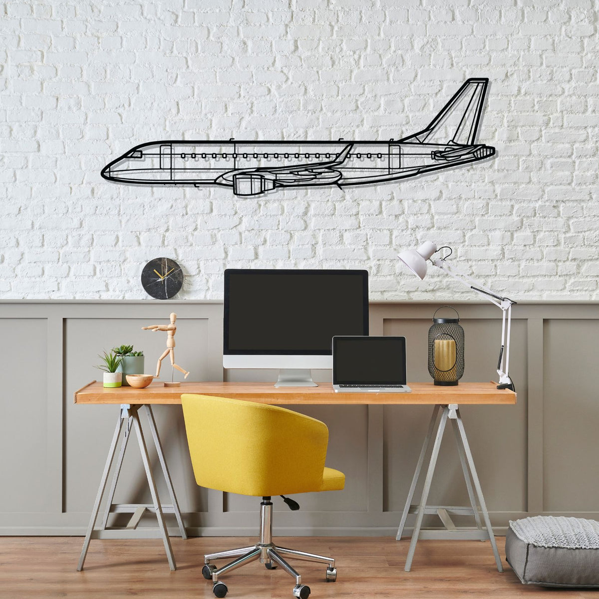 E175 Silhouette Metal Wall Art