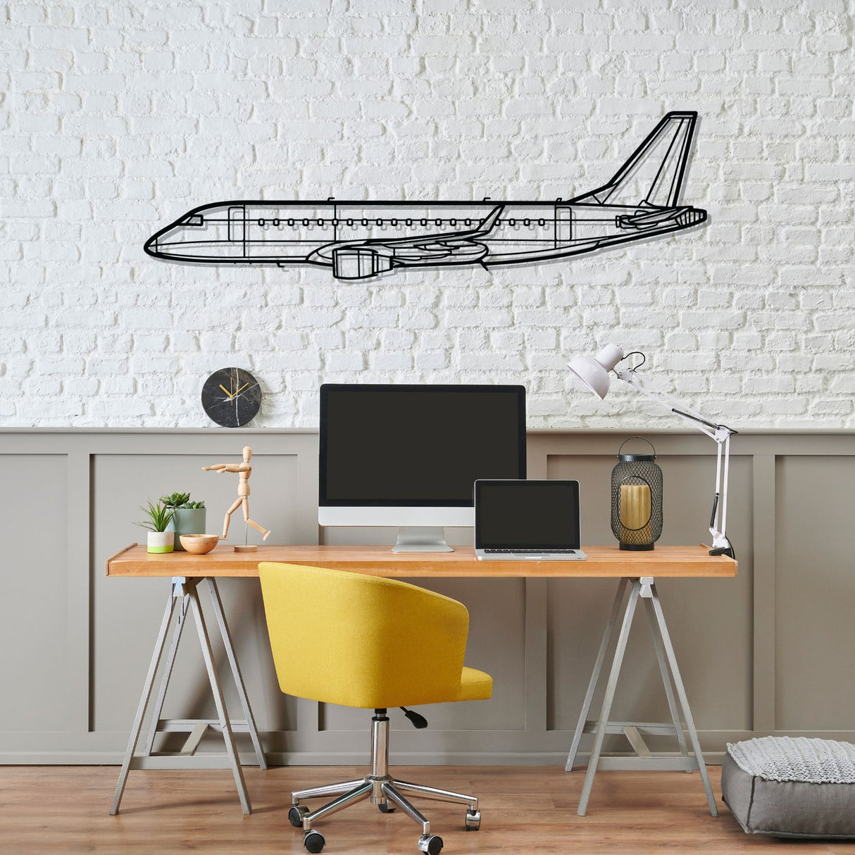 E175 Silhouette Metal Wall Art