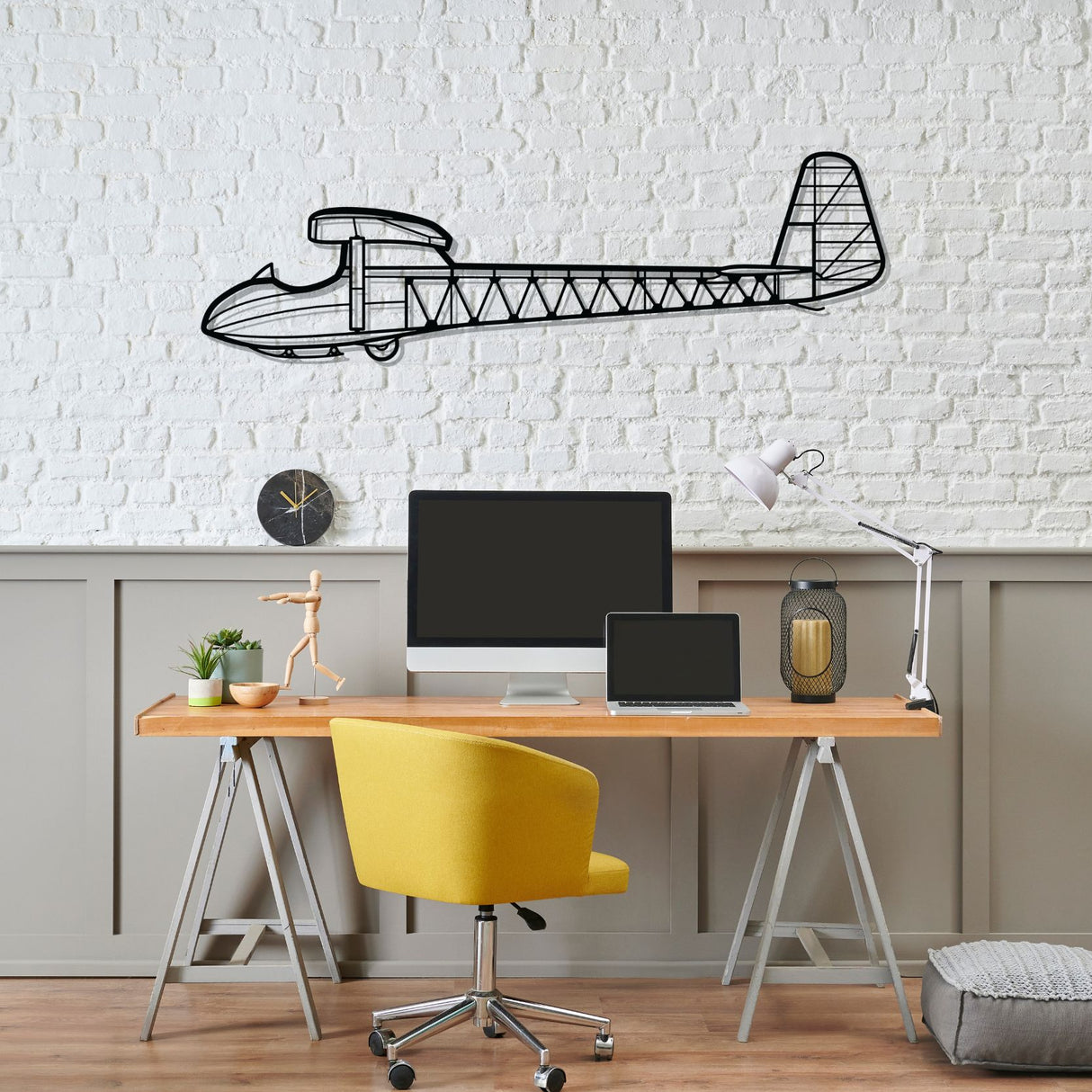 T.21B Sedbergh Silhouette Metal Wall Art