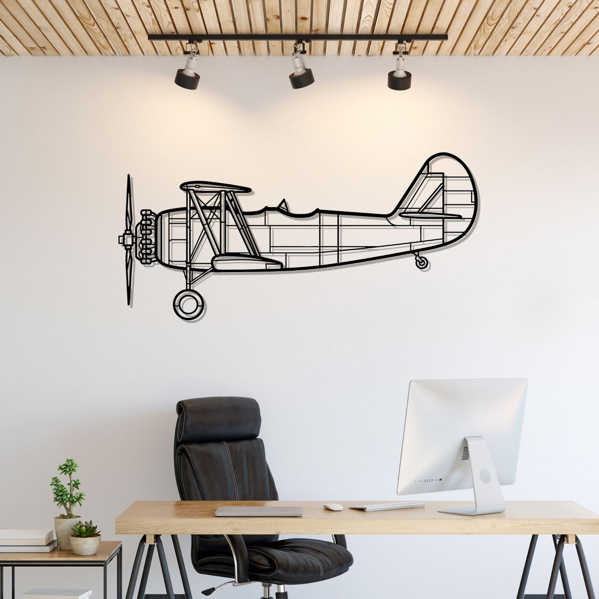 N3N-3 Silhouette Metal Wall Art