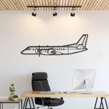 340B Plus Silhouette Metal Wall Art