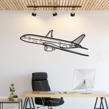 787 Angle Silhouette Metal Wall Art