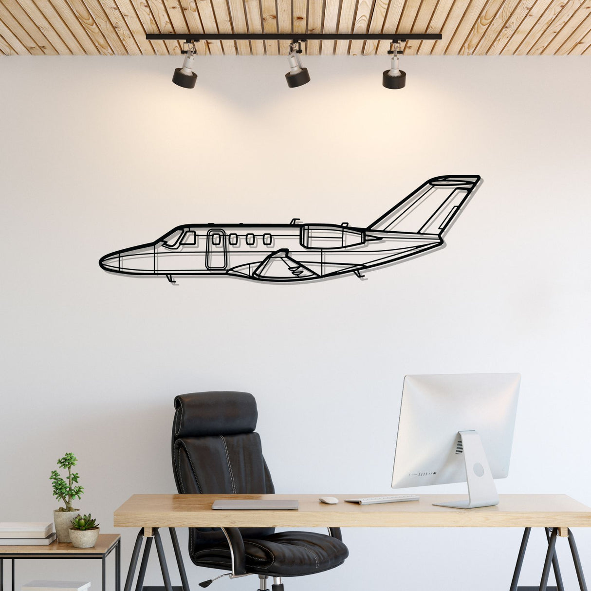 Citation M2 Silhouette Metal Wall Art