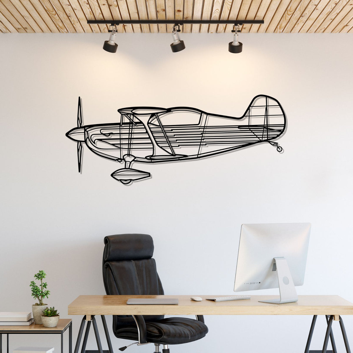 Eagle II Silhouette Metal Wall Art