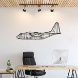 AC-130J Ghostrider Silhouette Metal Wall Art