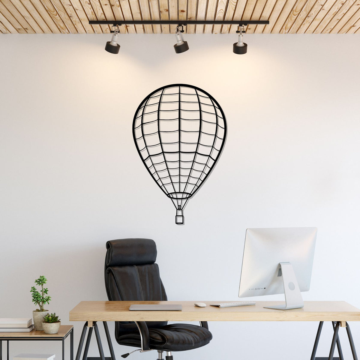 B-70 Silhouette Metal Wall Art