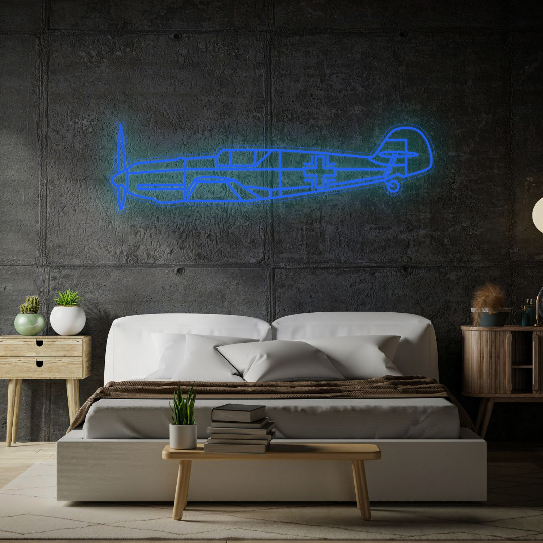BF109 Neon Silhouette