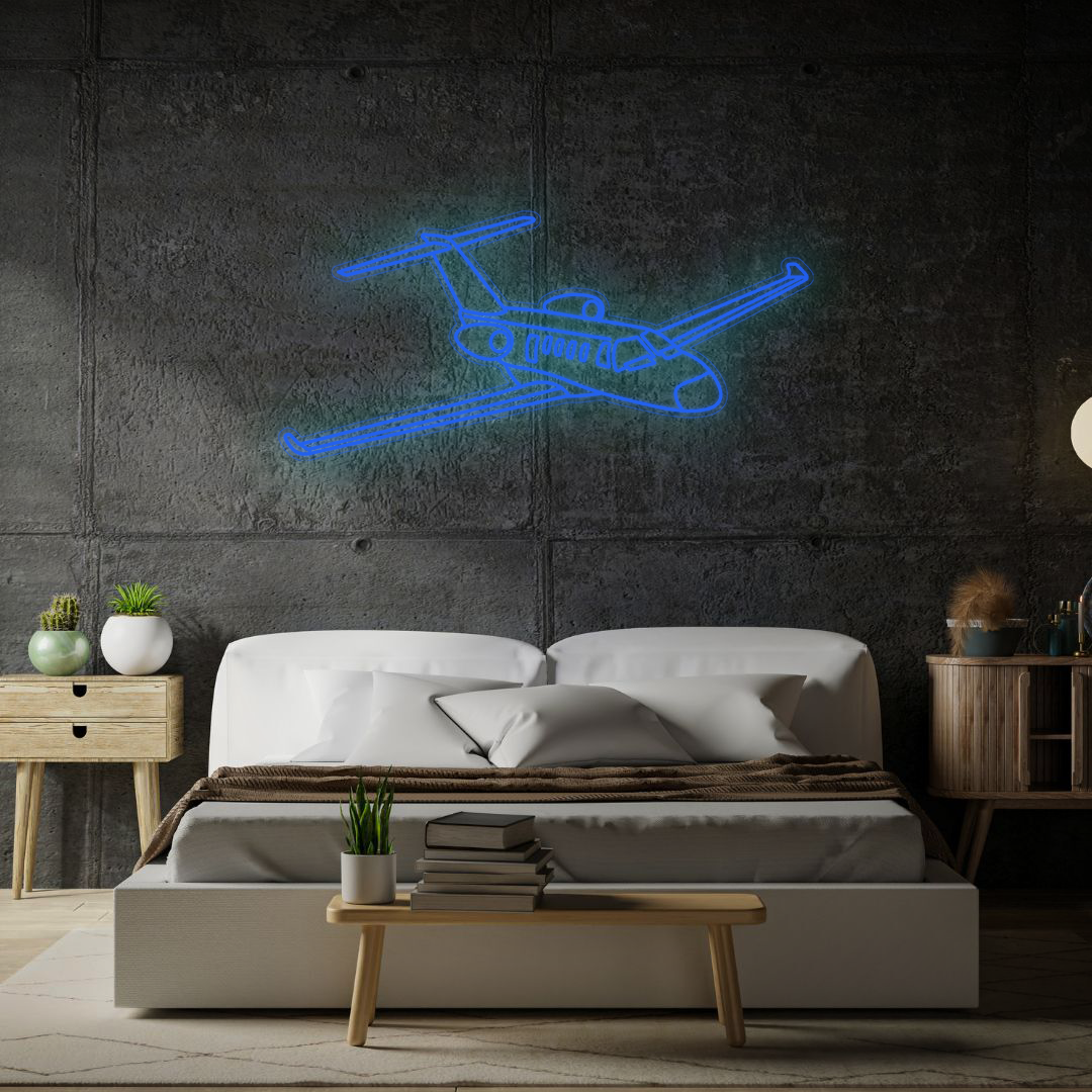 Citation M2 Angle Neon Silhouette