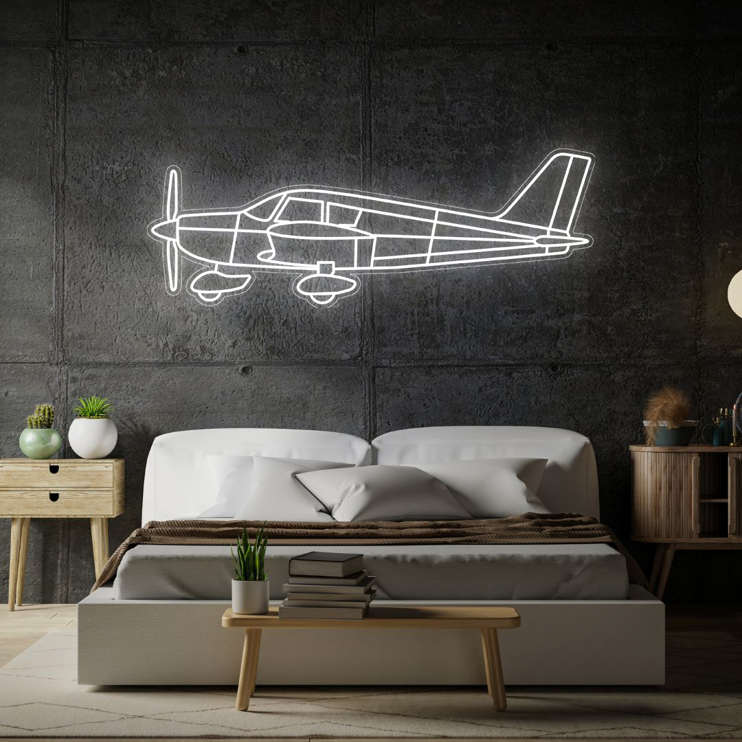 Cherokee PA-28-140 Neon Silhouette