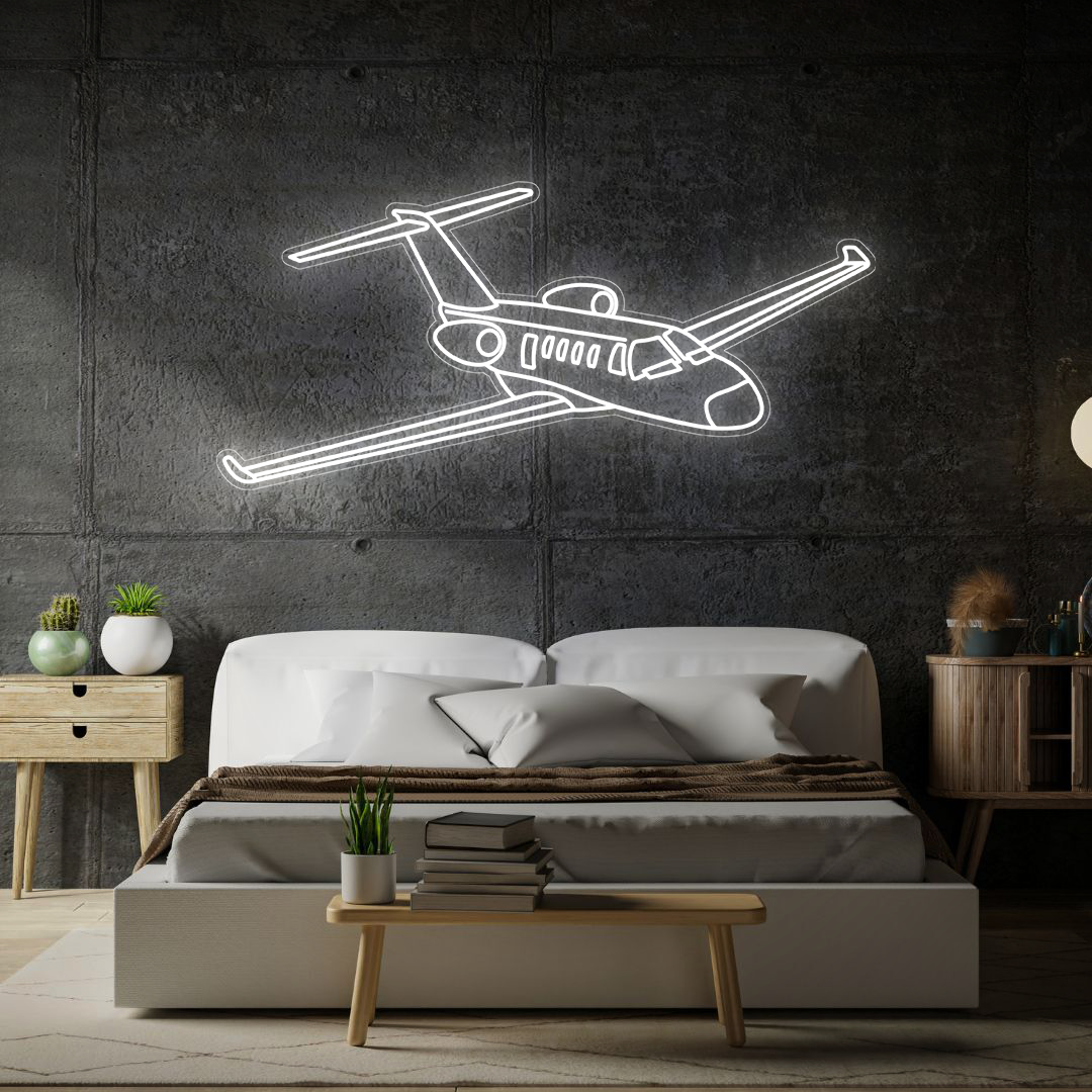 Citation M2 Angle Neon Silhouette
