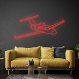 Citation M2 Angle Neon Silhouette