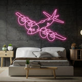 CP-140 Aurora RCAF Angle Neon Silhouette