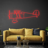 Taperwing 1929 Neon Silhouette