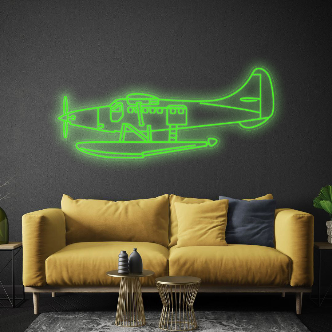 DHC-3T Neon Silhouette