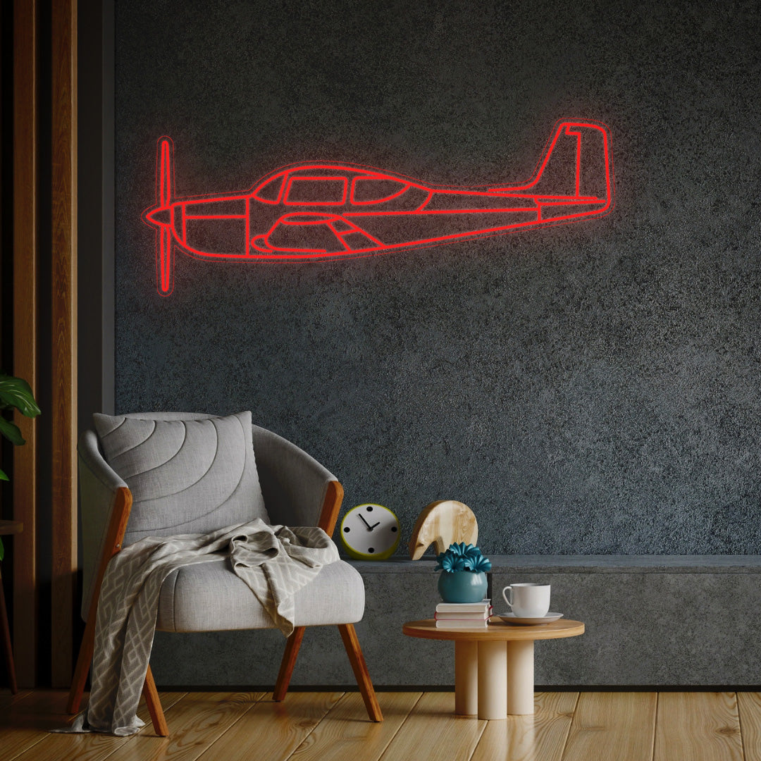 200D 1966 Neon Silhouette