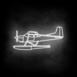 185F floatplane Neon Silhouette