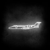 Learjet 45 1999 Neon Silhouette