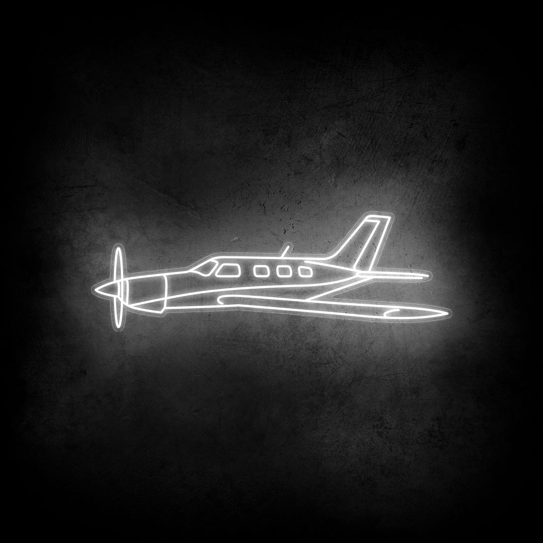 Malibu Mirage 1984 Angle Neon Silhouette