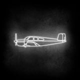 Bonanza V35 1959 Neon Silhouette