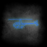 R-44 Raven II Neon Silhouette