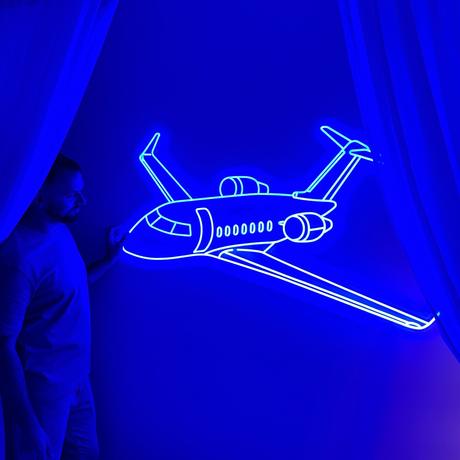 Your Custom Angle Neon Silhouette
