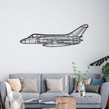 F4D Skyray Silhouette Metal Wall Art