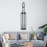 Falcon Heavy Silhouette Metal Wall Art