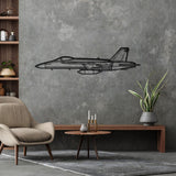 F-18 Hornet Silhouette Metal Wall Art
